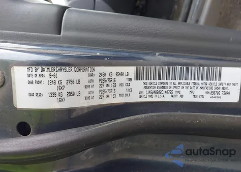 2002 Jeep Grand Cherokee Laredo from USA, damaged, VIN 1J4GW48S02C140765